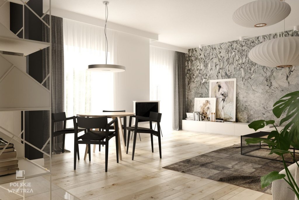 Apartament z akcentem miedzi - Polskie Wnętrza