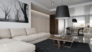 Tamizo Apartament - widok na sofę