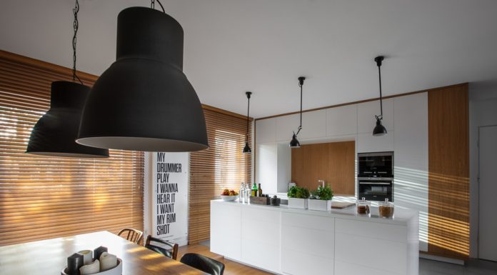 Widok na wyspę kuchenną