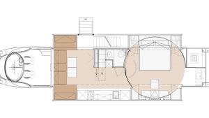 Pallazzo luksusowy mobil home - plan wnetrza