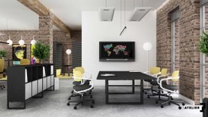T3Atelier - projekt wnętrza agencji reklamowej
