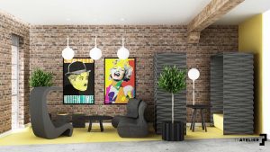 T3Atelier - projekt wnętrza agencji reklamowej