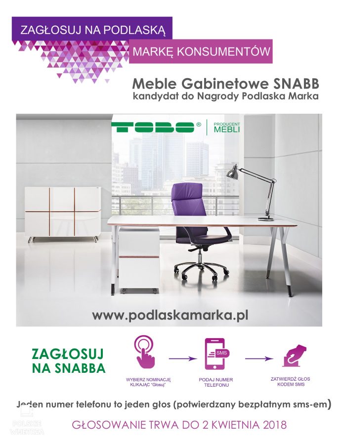 Meble Gabinetowe SNABB nominowane do Podlaskiej Marki