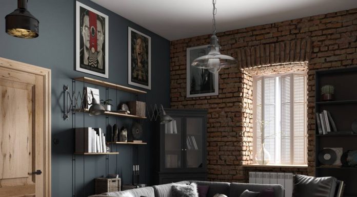 Mieszkanie w stylu surowego loftu