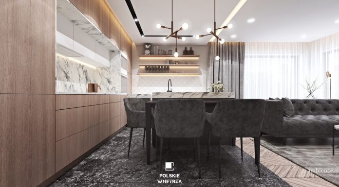 Projekt apartamentu w Londynie od Ambience. Interior Design - Polskie Wnętrza - www.polskie-wnetrza.pl