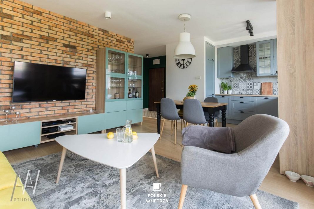 Poczuj miętę.. projekt mieszkania - Polskie Wnętrza - www.polskie-wnetrza.pl Poczuj miętę.. projekt mieszkania - Polskie Wnętrza - www.polskie-wnetrza.pl