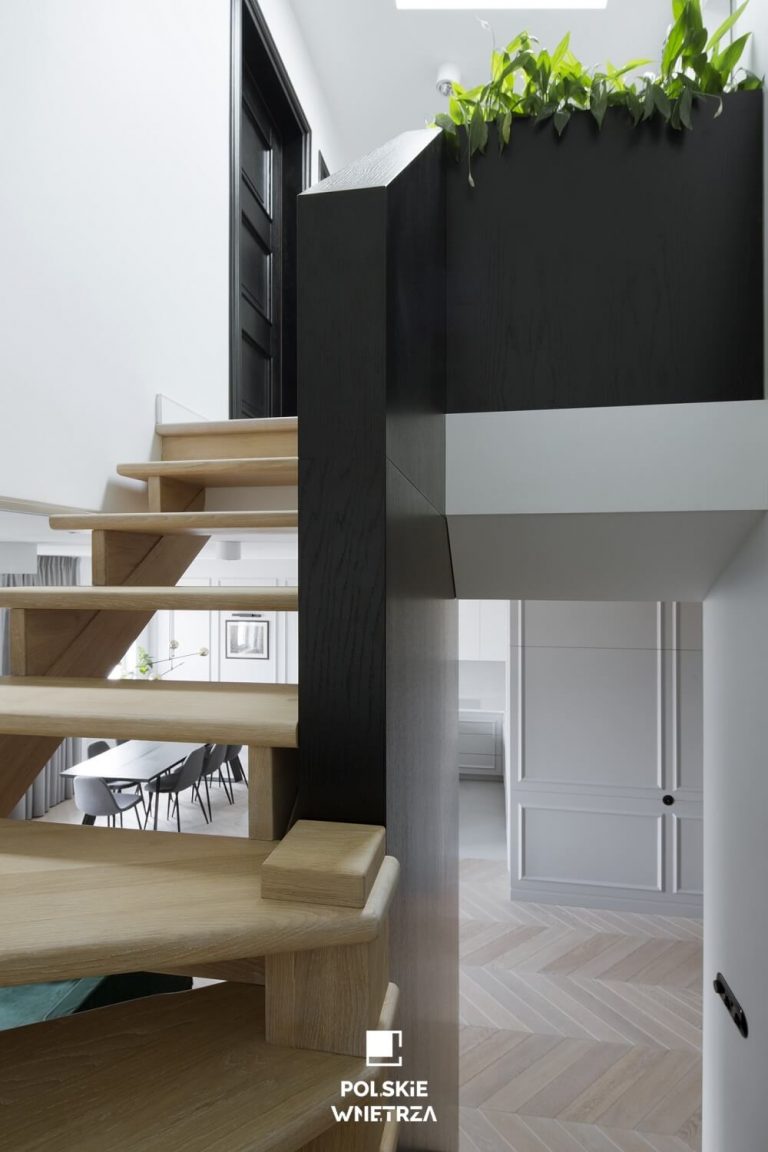 Apartament z prywatna biblioteczka - Polskie Wnętrza