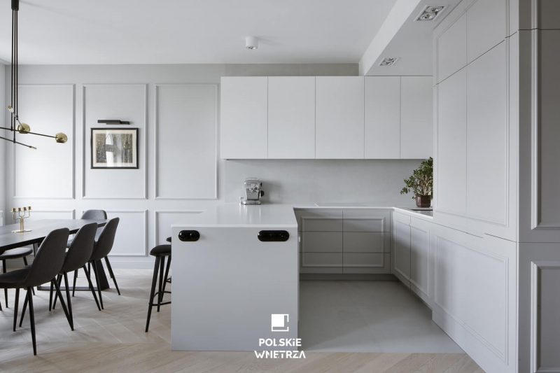 Apartament z prywatna biblioteczka - Polskie Wnętrza