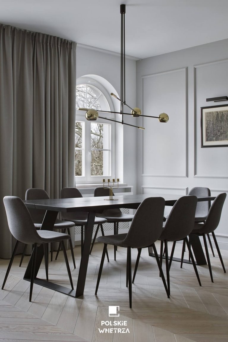 Apartament z prywatna biblioteczka - Polskie Wnętrza