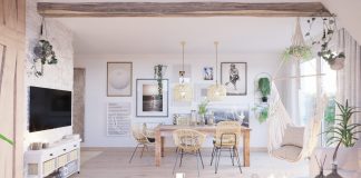 Mieszkanie w barwach natury