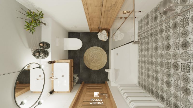 łazienka z lotu ptaka | 08